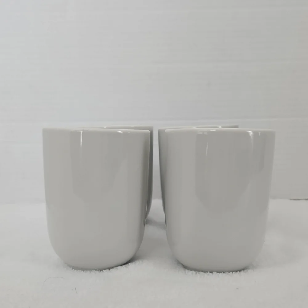 Crate&Barrel Graeden Simon Stevens Discontinued Classic Taupe Gray Mug Set of 4